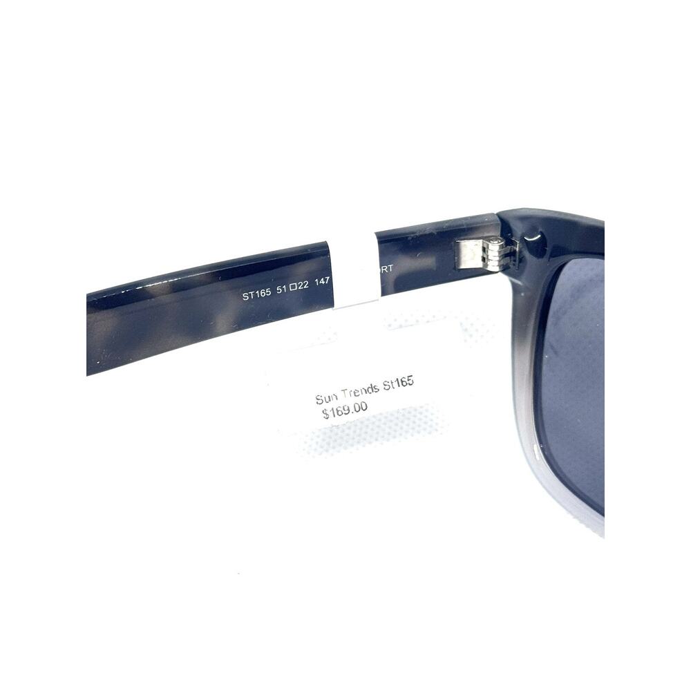SUN TRENDS ST1 POLARIZED SUNGLASSES FRAMES 51-22-147 GREY ANIMAL - Picture 5 of 5